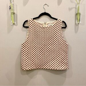 alice + olivia | Marisa Red Polka Dot Blouse Tank